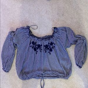 Hollister off the shoulder blouse